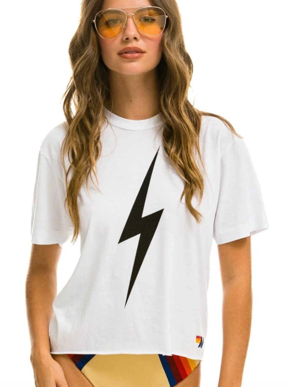 Aviator Nation Bolt Boyfriend Tee